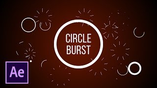 4 Great Circle Burst Motion Graphics in After Effects [upl. by Gaither]