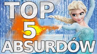 TOP 5 Absurdów w Bajkach Disneya [upl. by Mohandis899]