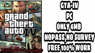 How to download gta 4 highly compressed in just 6mb on only [upl. by Irdua]