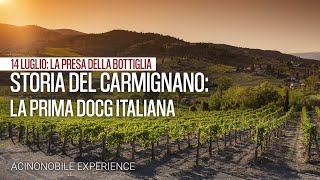 Storia del Carmignano la prima DOCG italiana [upl. by Assiruam]