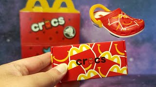 CROCS HAPPY MEAL UNBOXING AND REVIEW MCDONALDS SEPTEMBER 2024 [upl. by Ekihc290]