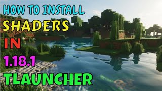 How to Download and Install Shaders in Tlauncher 1181  RTX Shaders for Tlauncher Minecraft 2022 [upl. by Fischer162]