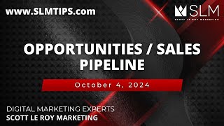 Opportunities  Sales Pipeline 104 [upl. by Lichter]