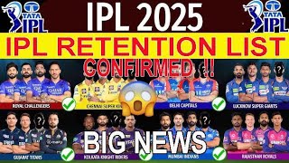 Ipl retention list declared sbhi teams apna squad declare kar diya [upl. by Chapman434]