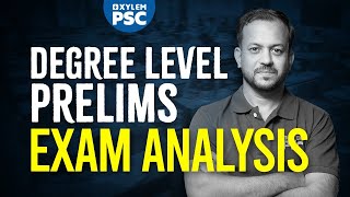 DEGREE LEVEL PRELIMS EXAM STAGE 1 ANALYSIS  Xylem PSC [upl. by Ativad]