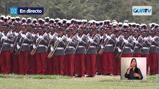 EnDirecto  El presidente Bernardo Arévalo participa en la Ceremonia de Ascensos del Ejército [upl. by Lemay951]