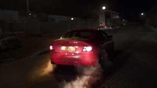 Vauxhall Monaro VXR Burnout w Slow Motion [upl. by Rednas]