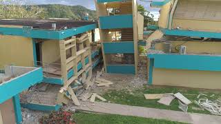 Terremoto de 64 en Puerto Rico  Colapso de la escuela Agripina Seda [upl. by Doxia]