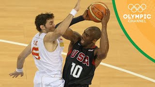 Spain vs USA  Condensed Gold Medal Match  Beijing 2008  Throwback Thursday [upl. by Lauritz816]