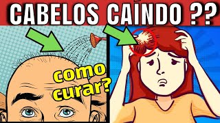 COMO PARAR A QUEDA DE CABELO E FAZER O CABELO CRESCER  5 tratamentos PROVADOS HOMENS e MULHERES [upl. by Farlee]