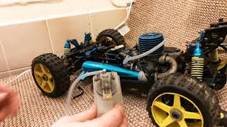 How to restore  fix your old nitro rc car PART 2 [upl. by Klehm]