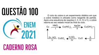 Enem 2021  Questão 100  Caderno Rosa [upl. by Jude668]