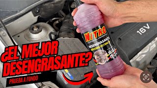 ¿EL MEJOR DESENGRASANTE PARA MOTOR Y RINES  PROBANDO DESENGARSANTE NITRO [upl. by Merissa]