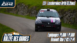 ES1 Arith  Rallye des Bauges 2024  PLANO  PLANO  Renault Clio 2 RS F214  Team G4E [upl. by Varden354]