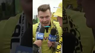 This BVB fan revealed Carras thoughts on the UCLToday crew 😂 [upl. by Inatirb167]