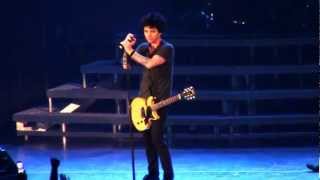 Green Day 20130328 quotBoulevard of Broken Dreamsquot [upl. by Gwendolen]