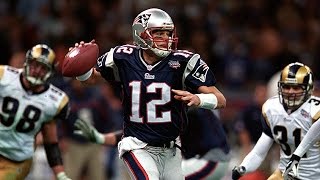 Super Bowl XXXVI Rams vs Patriots highlights [upl. by Aynosal]