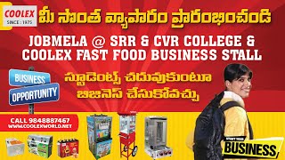 Fast Food Business For Students With Less Investment Jobmela  SRR College Egg Roll Shawarma Popcorn [upl. by Airdnas]