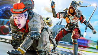 USING MOVEMENT TO KILL TWITCH STREAMERS IN APEX LEGENDS 4 Funny Reactions [upl. by Seward41]