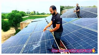 My First Vlog About Solar 15Hp Solar Tube Well and15hp 5 inch Solar water pump installed in Noorpur [upl. by Adnamahs]