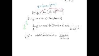 Logarithmic Differentiation 2 [upl. by Sitoeht]