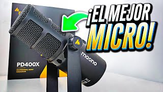 ✅ ¡El MEJOR Micrófono Económico para PODCAST 🎤 Review MAONO PD400X [upl. by Aneetak8]