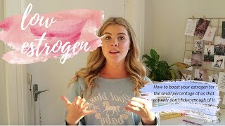 How to increase low estrogen naturally  my top 3 tips [upl. by Publius]