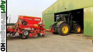 John deere 7250R amp Pottinger 4m aux Semis de Colza [upl. by Sirtemed]