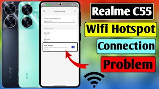 Realme C55 Hotspot Connection Problem Solution  By HM Technical [upl. by Pepi]