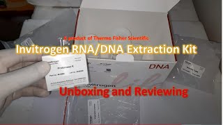 Invitrogen viral RNADNA Extraction Kit Unboxing and Reviewing [upl. by Notgnirrab159]