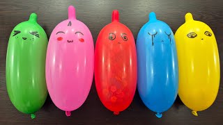 Making Slime with Funny Balloons  Satisfying Slime Video [upl. by Eannyl]