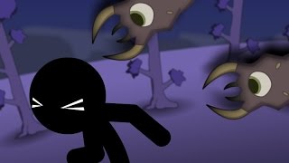 Stickman vs Eater of Worlds  Terraria Animation [upl. by Euqinotna177]