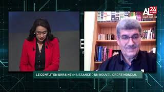 AL24 News  MICHEL COLLONAHMED BENSAADA Guerre en Ukraine la mise à nu du mythe occidental [upl. by Velick]