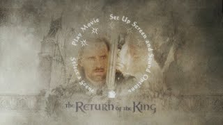 DVD Play  LOTR quotThe Return of the Kingquot  2003 FF [upl. by Anayia]