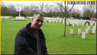 Yorkshires Commonwealth War Graves cemetery 75th anniversary of DDay [upl. by Anhsirk347]