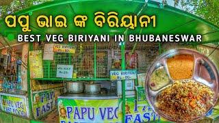 BEST BIRIYANI IN BHUBANESWAR  STREET FOOD IN BHUBANESWAR  BEST VEG BIRIYANI BHUBANESWAR [upl. by Araic]