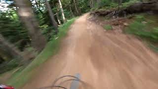 Snowshoe Mountain  EasyStreet Upper Whistle Pig to NEW Lower Whistle Pig Full MTB Run [upl. by Sherry]