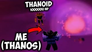 THANOS VS THANOID roblox [upl. by Jak]