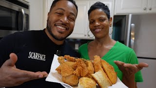 My Mom Taught Me How to Fry Chicken  EXTRA CRISPY RECIPE [upl. by Tehc283]