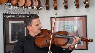 Michael Fischer 16 38quot viola 2005 quotGio Paolo Magginiquot USA  Cristian Fatu  Metzler Violin Shop [upl. by Idona]