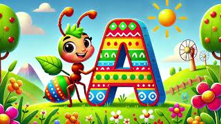 Learn the ABCs A is for Ant Song for Toddlers [upl. by Danice]