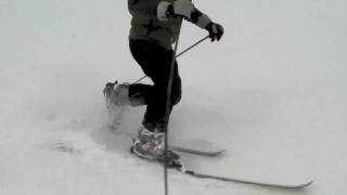 Telemark ski lesson 1st [upl. by Somar368]