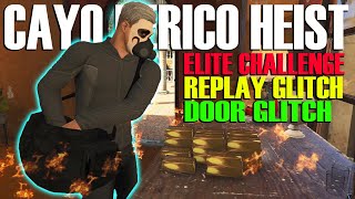 Cayo Perico Heist Replay Glitch Door Glitch Elite Challenge SOLO Money Guide GTA Online Update [upl. by Neivad]