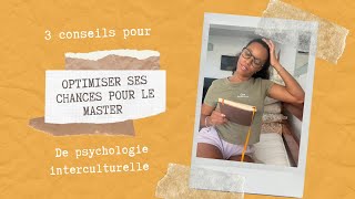 POSTULER EN MASTER DE PSYCHOLOGIE INTERCULTURELLE [upl. by Electra276]