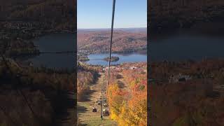 Mont Tremblant fallseason autumn scenery nature canada shortvideo [upl. by Eirrek]