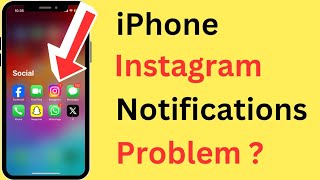 iPhone Instagram Notification Not Working Showing  iPhone Instagram Notification Problem [upl. by Akieluz]