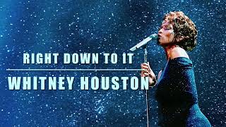 WHITNEY HOUSTON  RIGHT DOWN TO IT FULL AI Version [upl. by Gnol440]