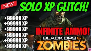 BO6 GLITCH  NEW SOLO XP GLITCH amp INFINITE AMMO GLITCH EASY PILE UP GLITCHES BO6 ZOMBIES GLITCH [upl. by Vaclav]