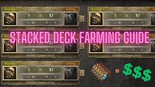 POE 325 Stacked Deck Farming  6div per hour  Cheap and Easy Strategy [upl. by Grath]