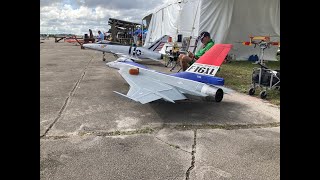 SUPER RARE  AzAerosports F16XL  Jets over Deland 2024 [upl. by Soph983]